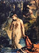 Theodore Chasseriau Suzanne au bain oil on canvas